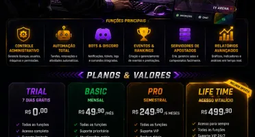 Painel FF Hub Arena (Free Fire)