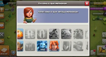 Clash of clans cv 8 - semifull, baratinho
