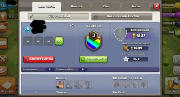 Clash of clans cv 8 - semifull, baratinho