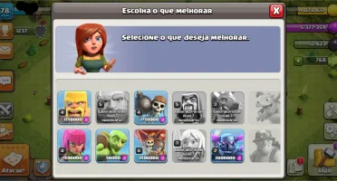 Clash of clans cv 8 - semifull, baratinho