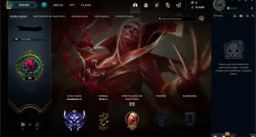 Conta LOL - Diamante IV, 62% de WR(E-MAIL NÃO VERIFICADO)