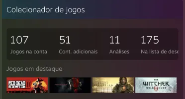 Conta Steam +R$500; 100 Jogos; com prime cs go