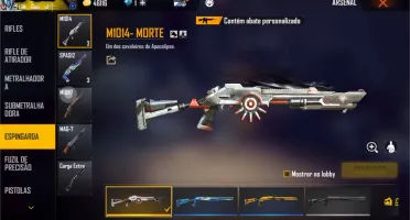 CONTA DE FREE FIRE TOP