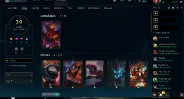 Conta league of legends Diamante 3
