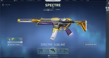 Conta de Valorant com mais de R$1000 em skin