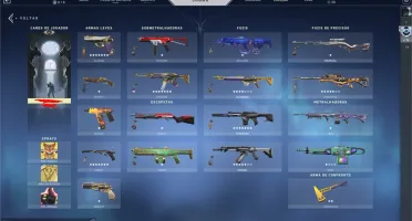 Conta de Valorant com mais de R$1000 em skin