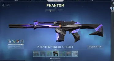 Conta de Valorant com mais de R$1000 em skin