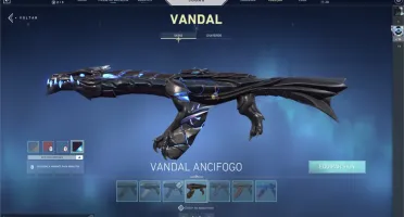 Conta de Valorant com mais de R$1000 em skin