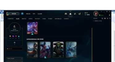 Conta Gold 4 com Riot Graves e Annie supergalática