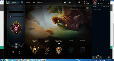 Conta Gold 4 com Riot Graves e Annie supergalática