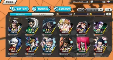 Conta One Piece Bounty Rush com Luffy Ex