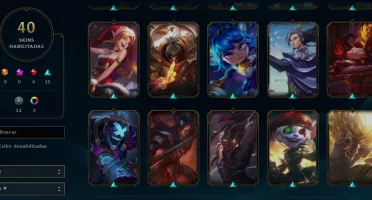 CONTA LVL 149 PLATINA 4 77 CAMPEÕES E 40 SKINS