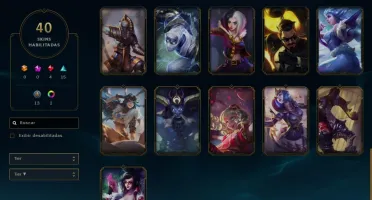 CONTA LVL 149 PLATINA 4 77 CAMPEÕES E 40 SKINS