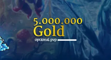 5.000.000 Gold - TIBIA - Optional PvP