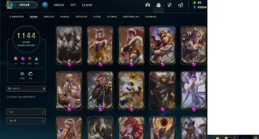 Conta lol 1035 skins+ Pax TF