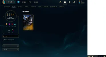 Conta lol 1035 skins+ Pax TF