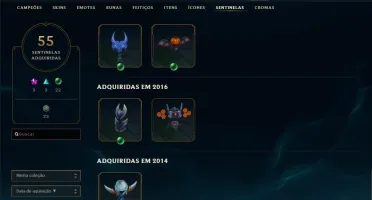 Conta lol 1035 skins+ Pax TF