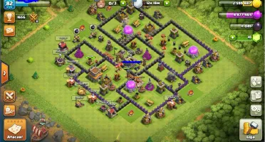 conta clash of clans quase cv 8 full
