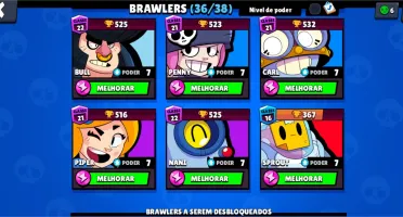 Brawl stars nvl 194 36 brawl, muitos nvl max, 20k de troféus