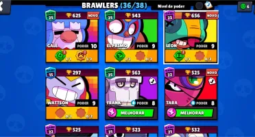 Brawl stars nvl 194 36 brawl, muitos nvl max, 20k de troféus