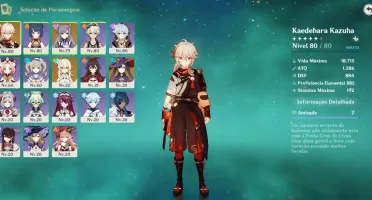 Conta AR 47 (Kazuha + Mona + Keqing)