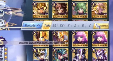 Ótima Conta Saint Seiya 3