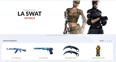 CONTA CROSSFIRE 6 VIP + 40 MN - LA SWAT - 2 STARS