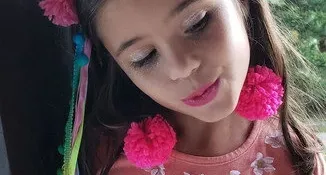 Tiara Coroa Pompoms