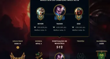 Conta League of Legends