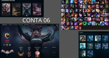 CONTAS DE LEAGUE OF LEGENDS FULL ACESSO
