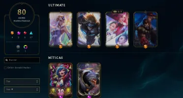 Conta lol Zed prestígio mmr alto