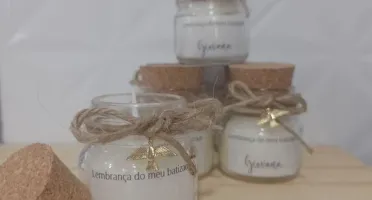 Vela Aromatizada No Vidro Com Rolha