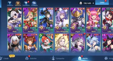 Conta mobile legends adventure