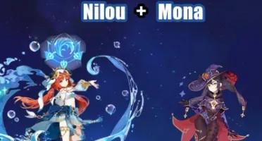 Conta Genshin Impact AR 5 com Nilou e Mona