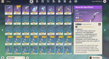 Conta genshin impact AR-7 Eula,Kazuha