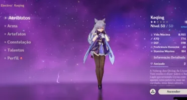 Kokomi + Keqing Ar 26 Genshin Impact