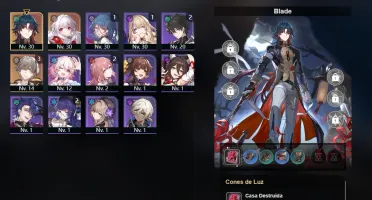 GENSHIN IMPACT - AR55 , 7 Personagens T5 e 5 Armas T5