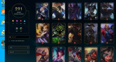 Conta lol 291 skins