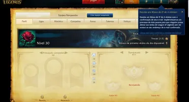 CONTA UNRANKED LV 30 / 17 CAMPEÕES / 3 SKIN