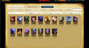 CONTA UNRANKED LV 30 / 17 CAMPEÕES / 3 SKIN
