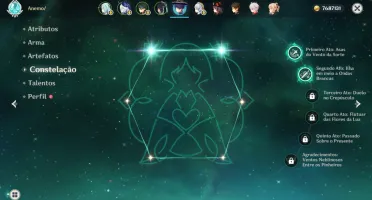 Genshin AR60 / 20+ T5 / 100% até versão 4.8