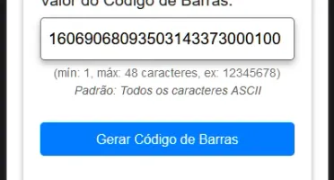 Script gerador de codigo de barras (CODE128, EAN13, UPC...)