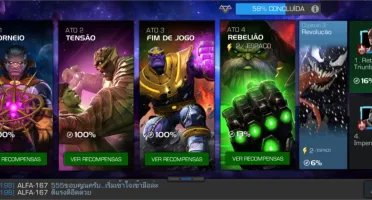 Conta kabam marvel torneio de campeões nível 47