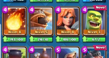 Conta Clash Royale 4305 troféus NV. 10. Desafiante 2