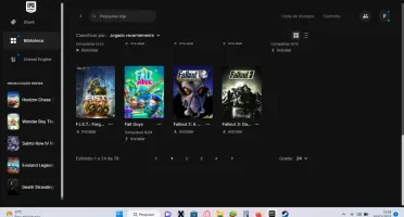 Conta epic games mais de 70 jogos pagos