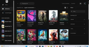 Conta epic games mais de 70 jogos pagos