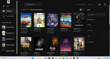 Conta epic games mais de 70 jogos pagos