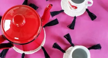 Kit Cafézinho em Crochê (4 Peças)