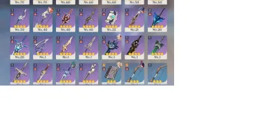 conta rank 52 com varios personagem 5* e arma