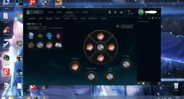 CONTA DIAMANTE 4 26 CHAMPS 1 SKINS 8 EMOTES